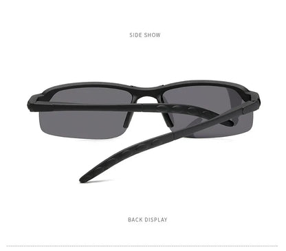 1/2PCS Night Vision Glasses Men Anti-Glare Driving Goggle Half Frame Polarized Sunglasses for Driver UV400 Day and Night Glasses Badiee Stylez