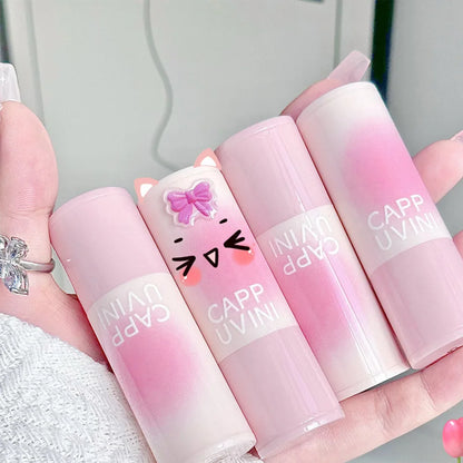 CAPPUVINI Blush Stick Soft Face Brightening Contouring Shadow Blusher Powder Peach Pinkish Cheek Tint Korean Makeup Cosmetics