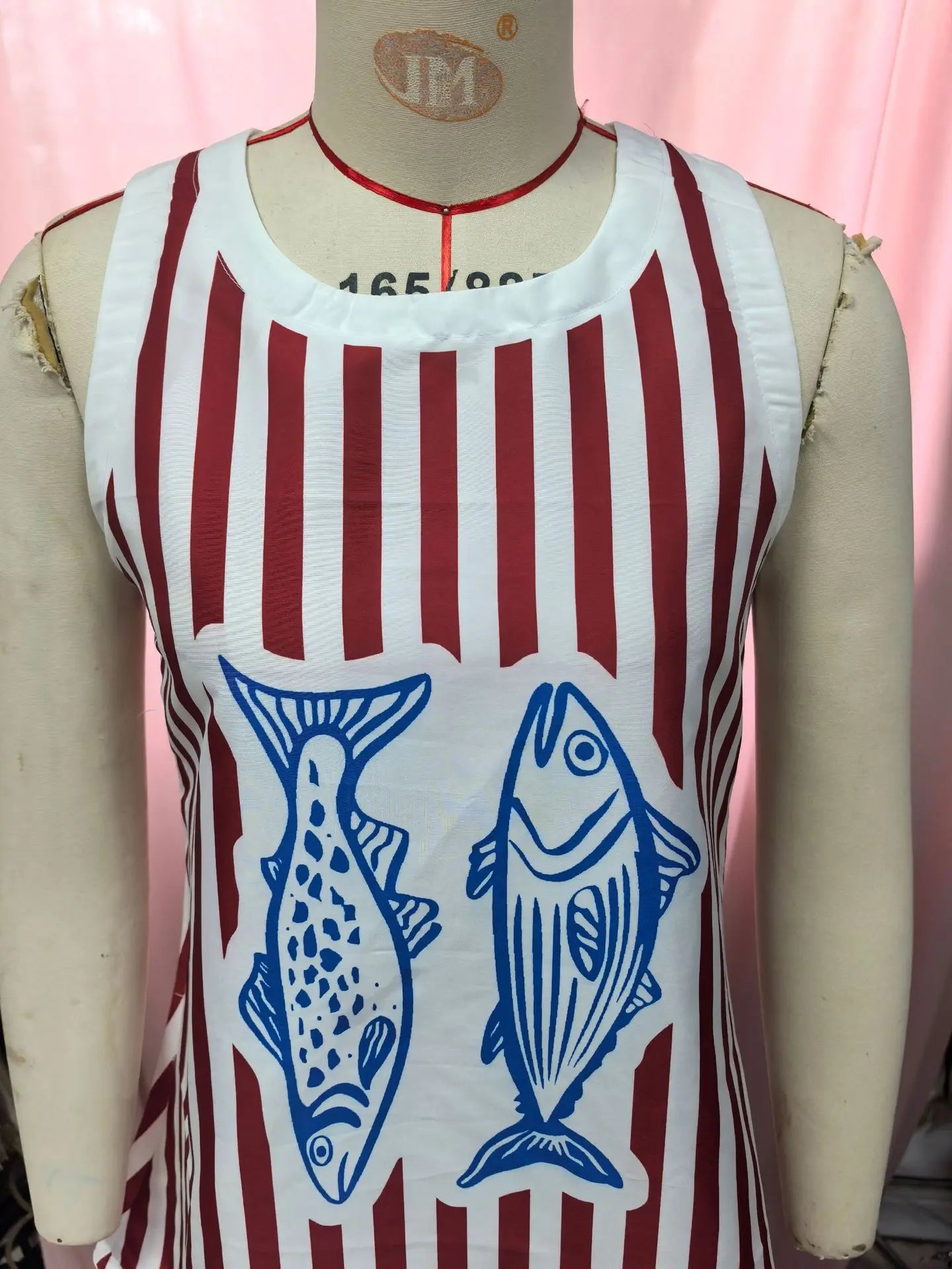 Women Sleeveless Dress Cute Sardines Fish Graphic Print Summer New Short Dress Beach Vacation Party Girl Skirts Dress