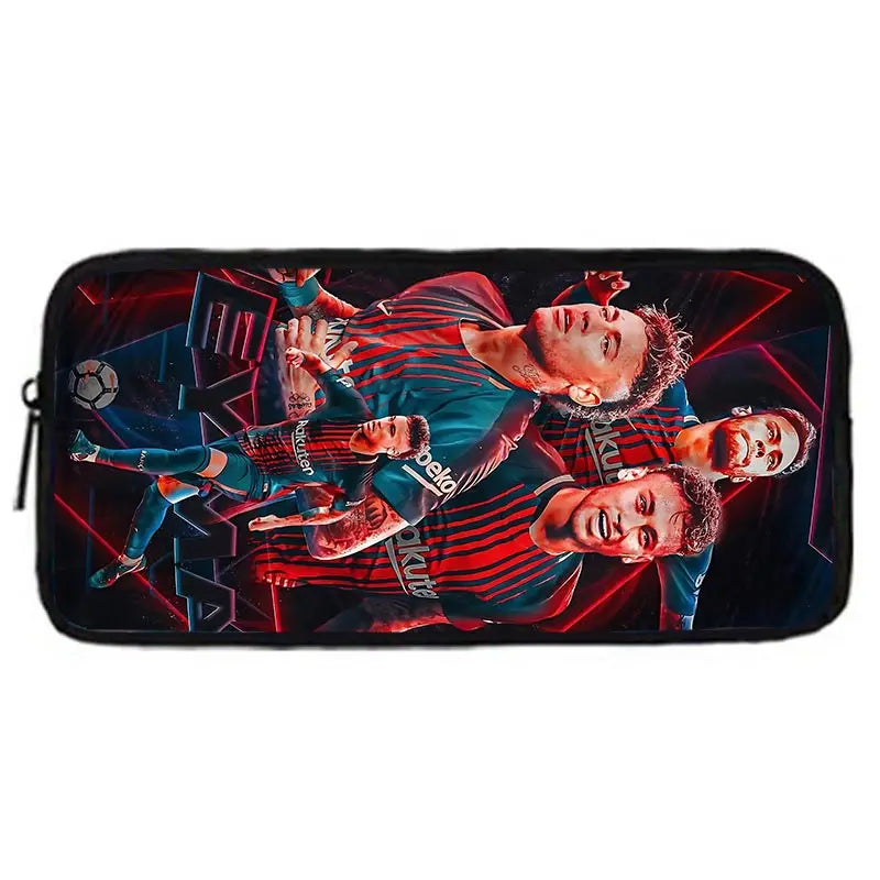 Game Football Child School Backpack with Lunch Bags ,Pencil Bags ,N-NeymarS School Bags for Boys Girls Best Gift BD-213HJJ06A5