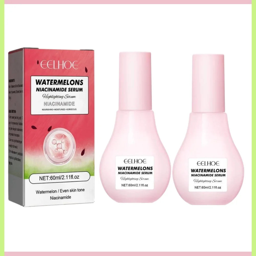 1/3pcs Watermelon nicotinamide Light Bulb serum deep Moisturizing Skin Brightening Face lightning Essence skin care for women 2 bottles