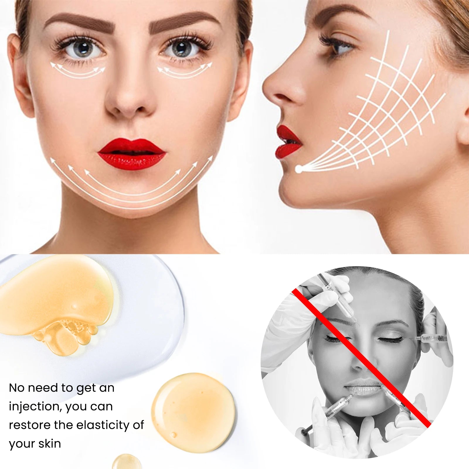 Ginseng Face Essence Moisturize Lighten Fine Line Smooth Restores Dry Dull Skin Brighten Serum Hydrating Facial Care Toner