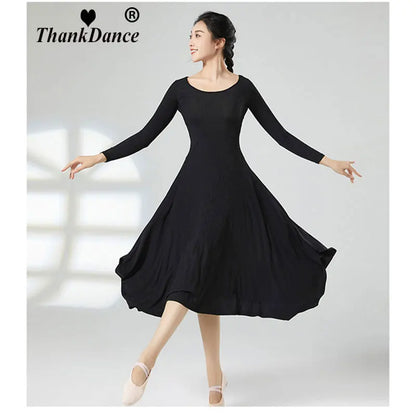 Modern Dance Ballroom Dancing Dress Women Standard Ballroom Dance Dress for Waltz/tango/foxtrot Performance Competition Dress Badiee Stylez