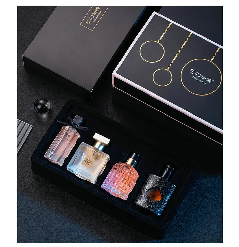 Original Women Perfume 105ml Gift Box Four Piece Set Fresh Lasting Fragrance Eau De Parfum Plant Floral Scent Fresh духи женские Badiee Stylez