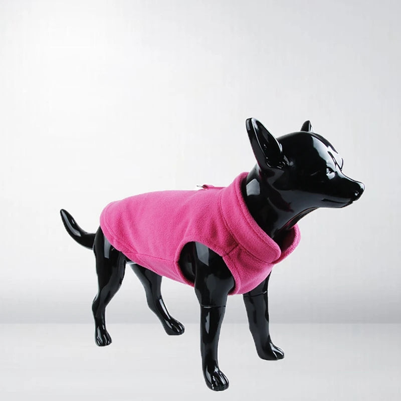 Autumn Winter Pet Dogs Clothes Fleece Warm Dogs Vest French Bulldog Coat Puppy For Small Dogs Chihuahua Pug Clothing