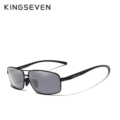 KINGSEVEN Fashion Designer Aluminum Polarized Sunglasses Sun Glasses Vintage UV400 For Men/Women Eye Protection Eyewear black Photochormic