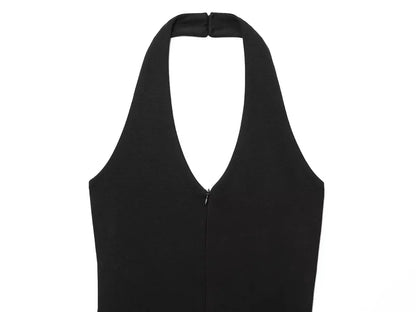 MUJER 2025 Long Jumpsuit Woman Flared Fitness Jumpsuits for Women Black Summer Woman Jumpsuit Sexy Sleeveless Backless Overalls Badiee Stylez