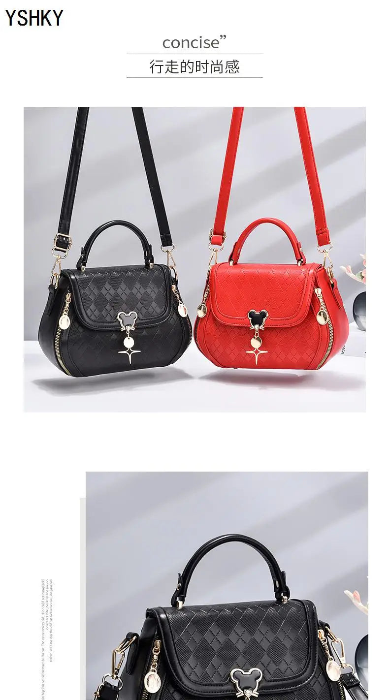 Women tote handbag bag  for women shoulder bag  sac a main femme luxury designer Genuine leather women's bag Bow Bucket bag Badiee Stylez