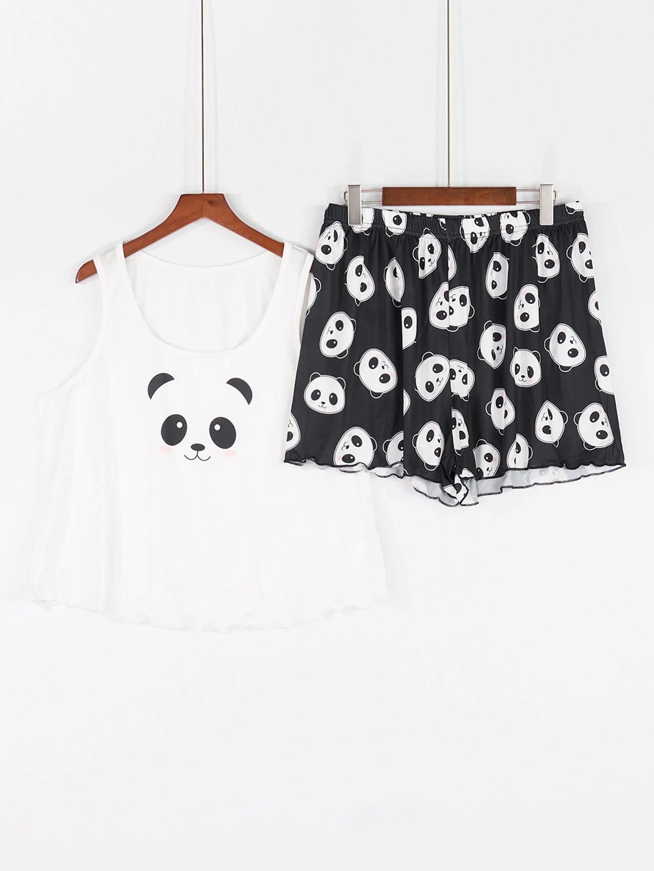 Suspender shorts pajamas large size pajamas large size pajamas milk silk women's pajamas women's home clothes suspender pa