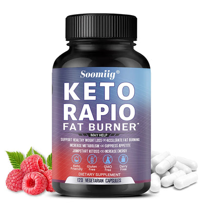 Fat Burner - Supports healthy weight loss, boosts metabolism, suppresses appetite, ketogenic diet