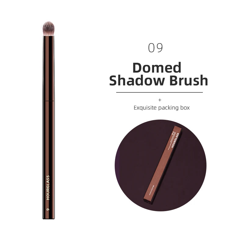 Hourglass Makeup Brushes Powder Foundation Concealer Blusher Bronzer Eye Shadow Eyebrow Eyeliner Sculpting Brush 09