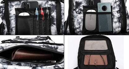 LHI 45L Tactical Backpack for Men and Women Large Athlete Gym Bag Outdoor Sports Hiking Survival Rucksack with Bottle Holder