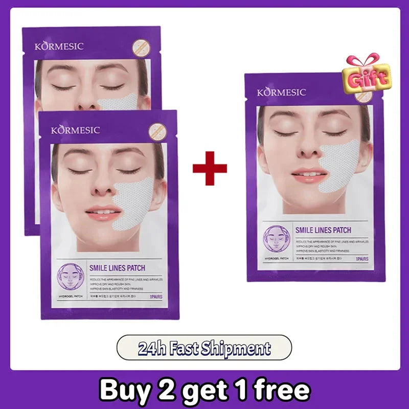 Hydrogel Smile Lines Patch Reduce Fne Lines Lifting Sagging Improve Dry Rough Smooth Enhance Skin Elasticity Moisturizing Care Buy 2 get 1 free