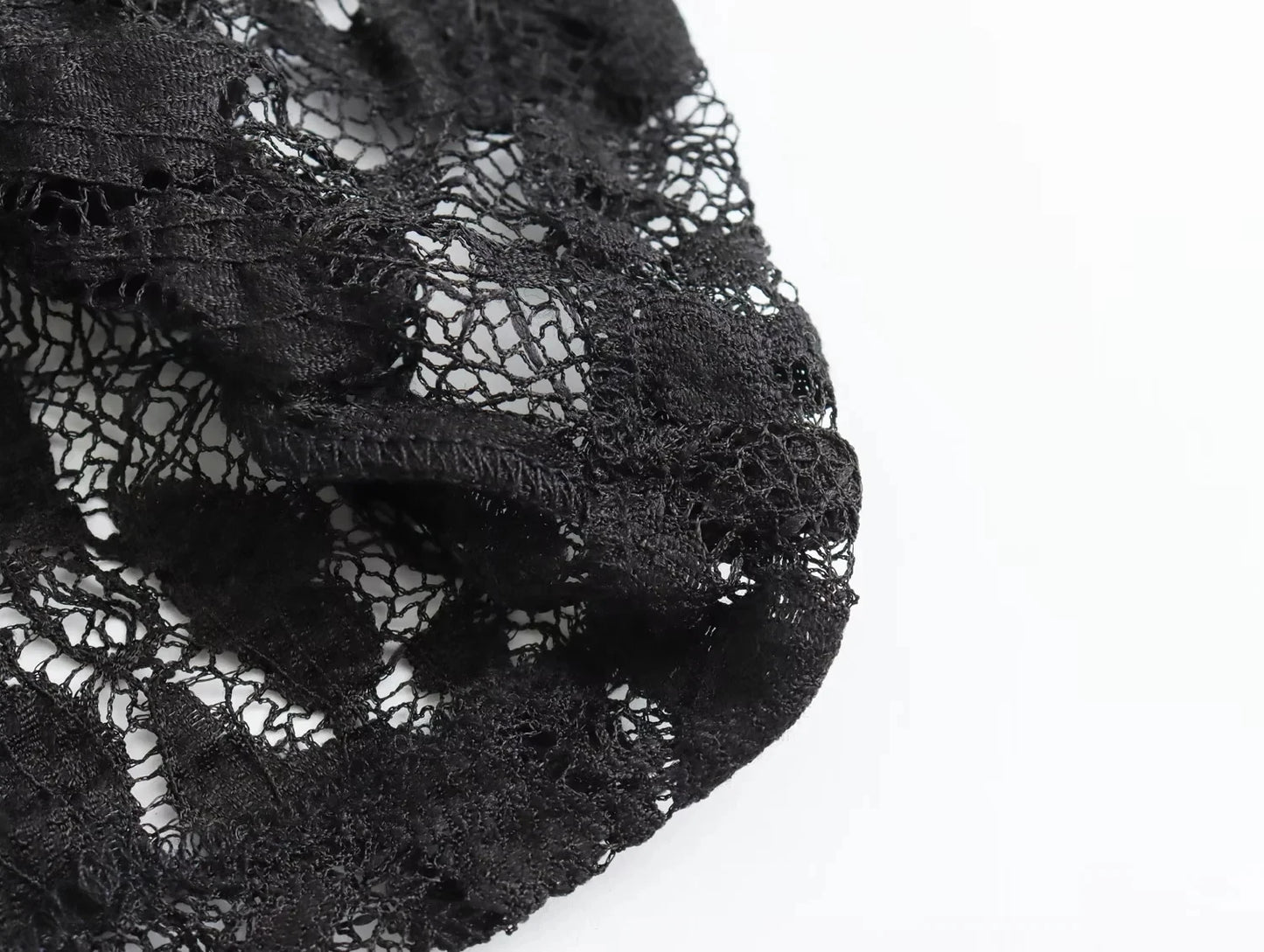 TRAFZA Summer Lace Jumpsuits For Women Fashion New Long Sleeves Hollow Out Slim Onesies Female Chic Wild Women's Bodysuits