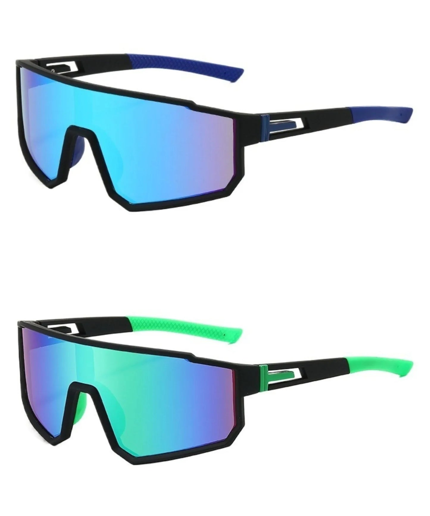 Cycling Glasses Outdoor Sports Casual Cycling Sunglasses for Men and Women UV400 2PCS BG