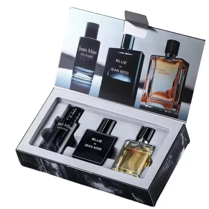 High Quality Men Perfume Hombre Gift Box 3pcs Set 90ml Colognes Scent Fascination Man Perfumes Masculinos Lasting Parfum Heren Badiee Stylez