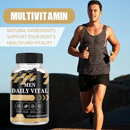 Men's Daily Fitness Advanced Formula with Vitamins, Minerals, Sports Blend, Energy and Antioxidant Blend, Nutritional Supplement