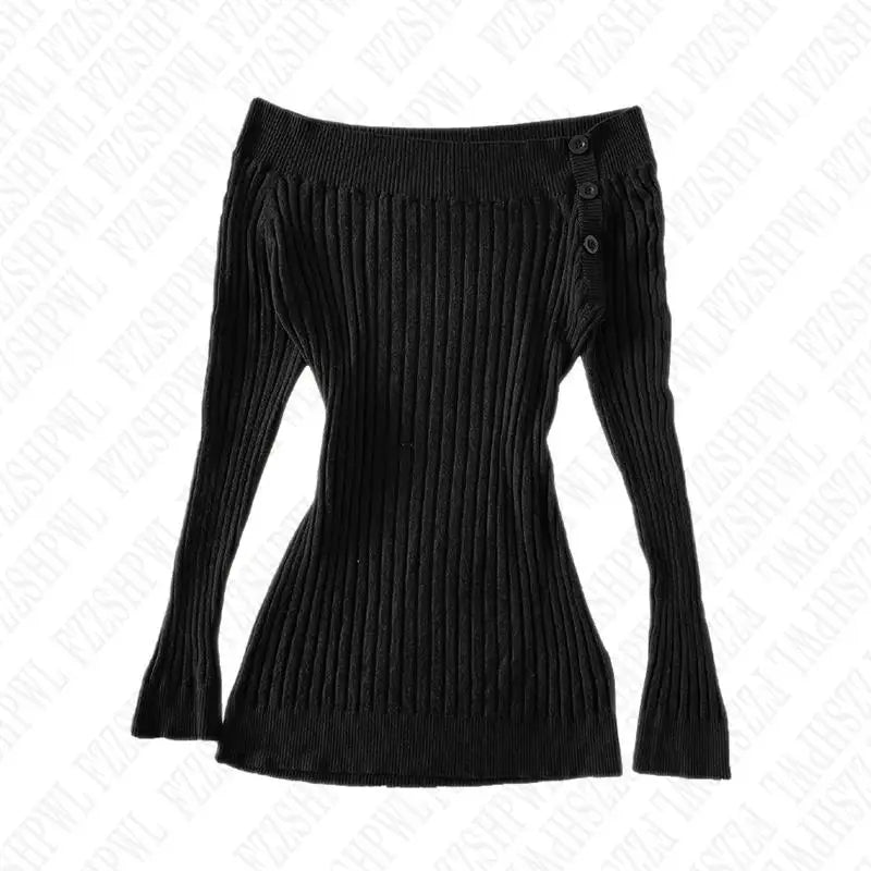 Sexy Punk Y2k Long sleeve Crop Top One shoulder Harajuku Grunge Goth Pullover Streetwear Hip Hop Baby Tee Retro Fashion Top EMO Hei