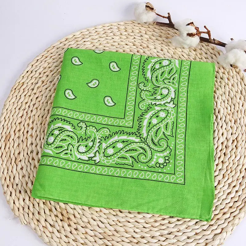 New Fashion Hip Hop Bandana Square Scarf Black Red Headband Printed for Boys/Girls Hair Accessories Hair Scarf Badiee Stylez