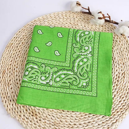 New Fashion Hip Hop Bandana Square Scarf Black Red Headband Printed for Boys/Girls Hair Accessories Hair Scarf Badiee Stylez