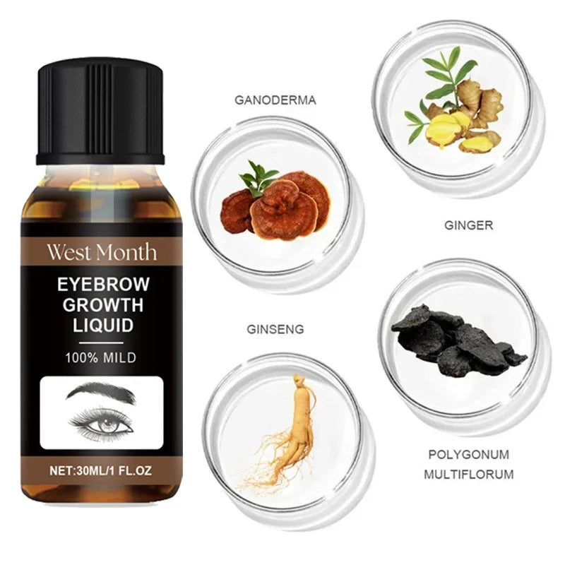 Eyebrow growth serum fast growing eyelash prevent hair loss damaged treatment thick dense eyes makeup care products