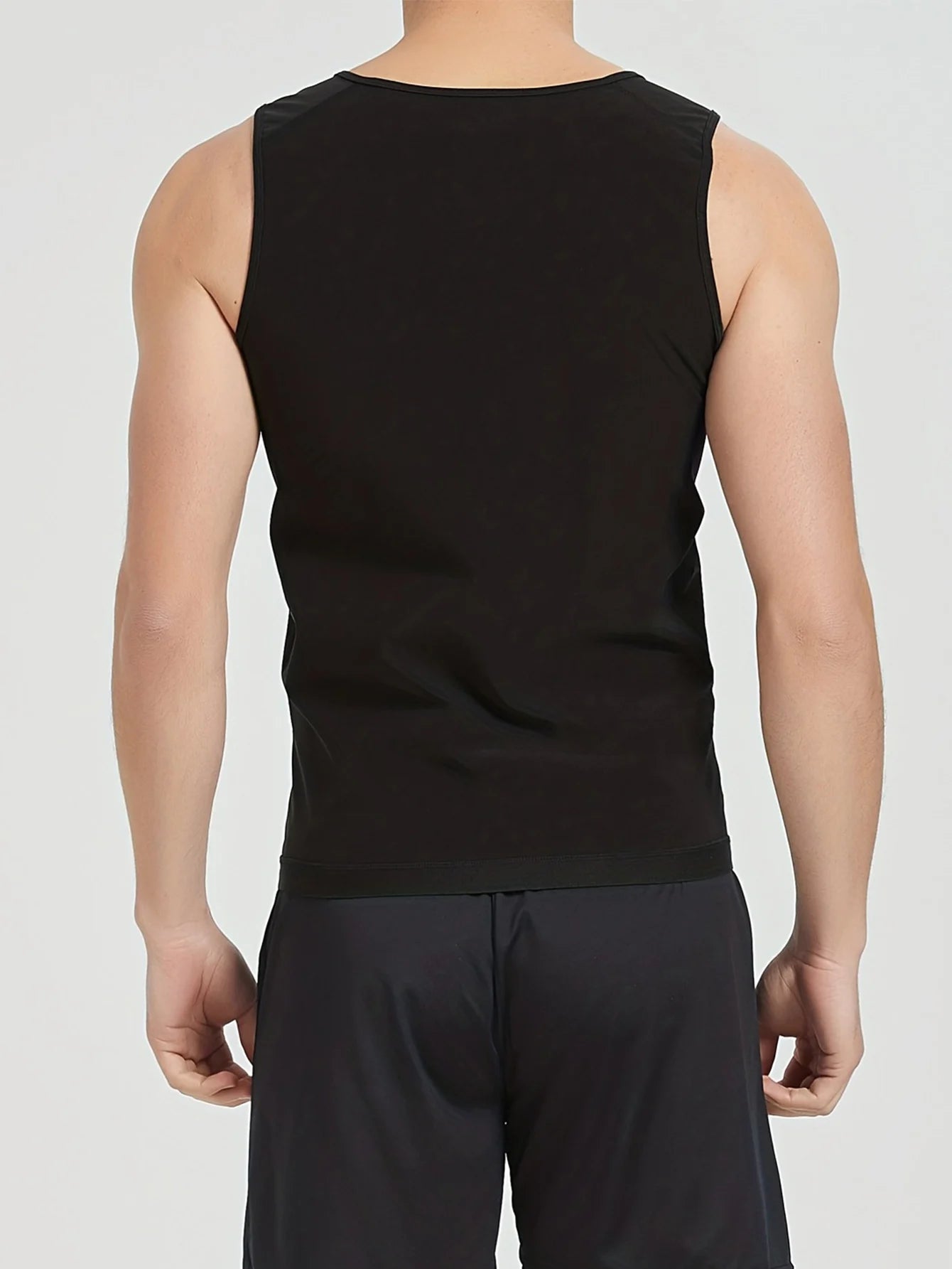 1pcs Sauna Sweat Suits Shirt Vest Waist Trainer for Men Compression Workout Shapewear Excersize Gym Clothes Working Out