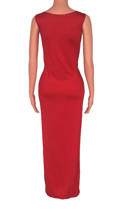 Sexy Solid Color Slim Bodycon Long Maxi Dress Women Elegant Sleeveless Skinny Dress Club Party Vestidos Badiee Stylez