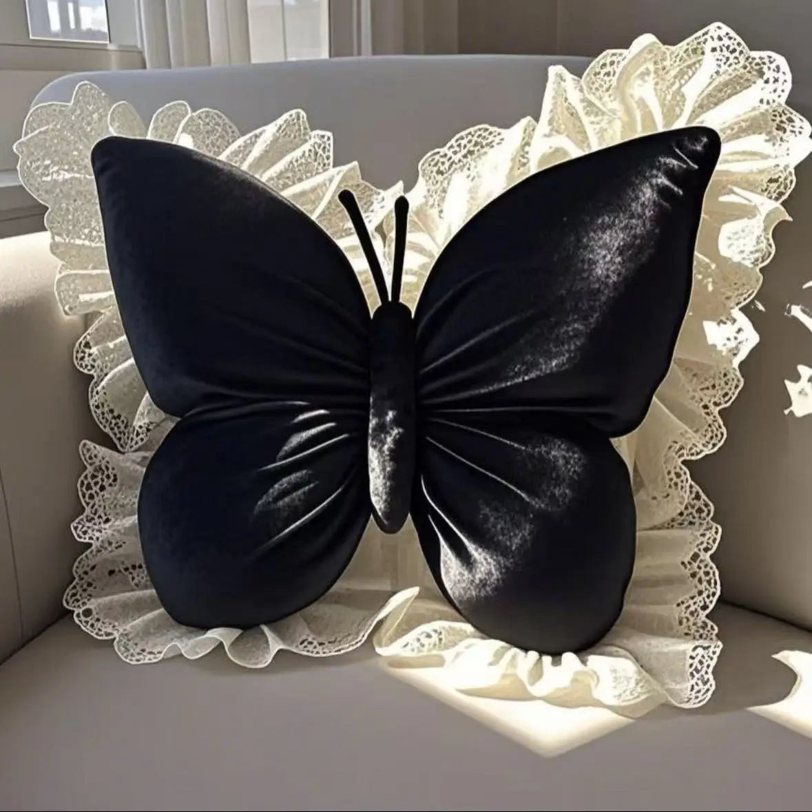 Princess Butterfly Office Pillow Living Room Bow Bedroom Car Sofa Cushion Home New Pillow Room Badiee Stylez