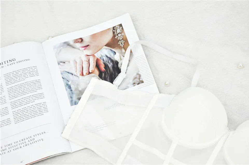 Women's tight bra, sexy fishbone Camisole, with integrated back shaping bra underwear