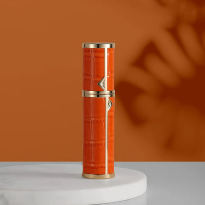 Louischanzl Perfume Atomizer Portable Liquid Cosmetics Containers Traveling 5ml Alcochol Perfume Refillable Bottles Empty Spray orange 5ml