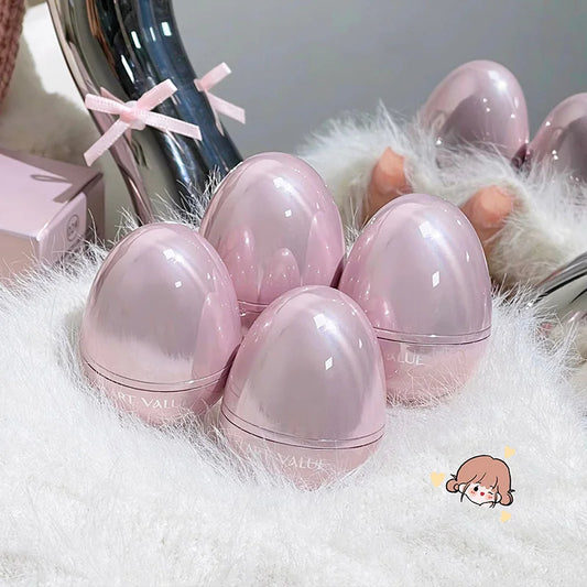 No-Mischief Blush - Multi-functional Solid Makeup Egg for Low-Saturation Gray-Pink Tint with Flawless Finish