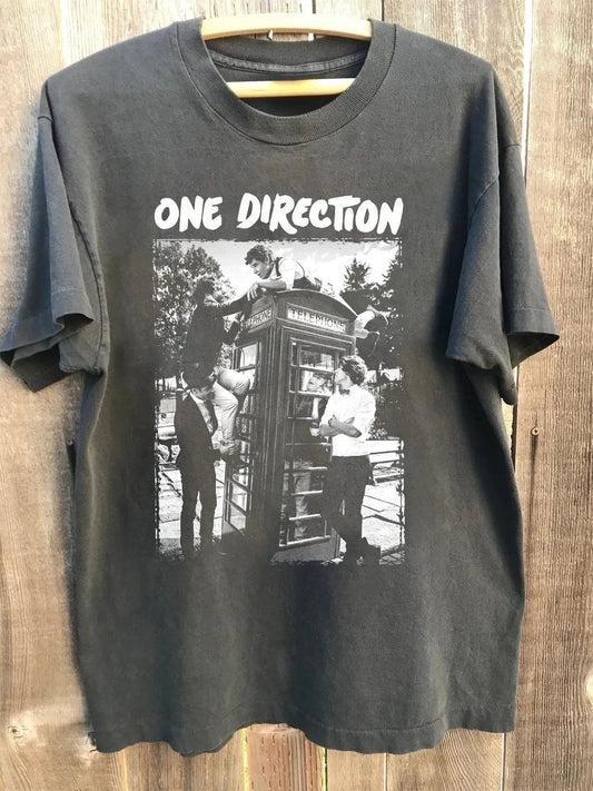 One Direction Album Shirt One Direction Concert Tour Shirt Cotton Printed T-Shirt y2k Top Street Style Harajuku Men's Clothing WT-1