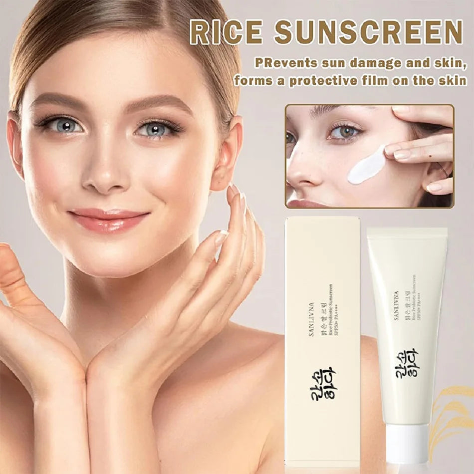 Summer sunscreen anti-ultraviolet skin care cream SPF50+ PA++++ travel outdoor sunscreen moisturizing and nourishing skin