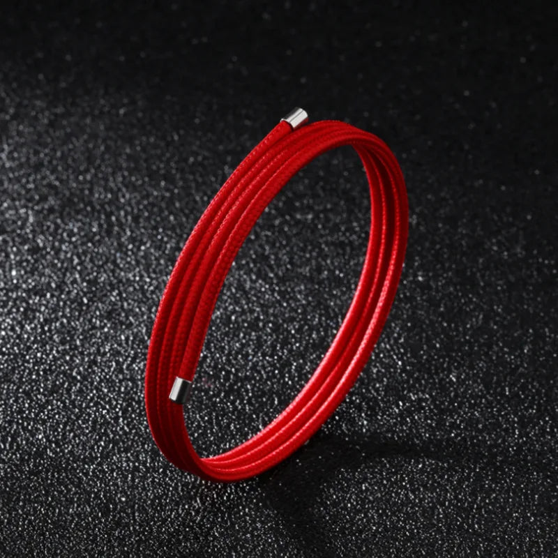 5pcs/Lot Multicolor Magnetic Rope 27cm 51cm 58cm Adjustable Magnet Milan Rope Bracelet  Necklace DIY Jewelry Making Accessories Badiee Stylez