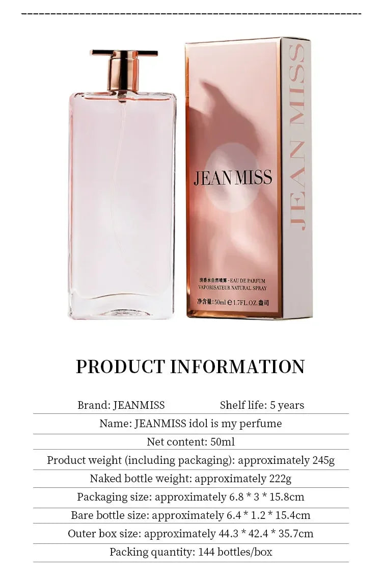 2025 Hot Sale 50ml Eau De Parfum Spray Sweet Fruit Floral Notes Long Lasting Energetic Romantic Idole Perfume for Women - Badiee Stylez