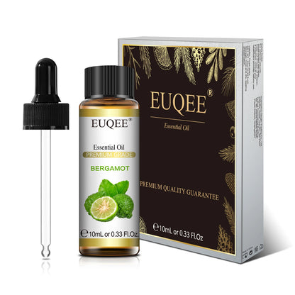 EUQEE 10ml Natural Plant Essential Oil with Dropper For Diffuser Humidifier Lavender Jasmine Eucalyptus Vanilla Essential Oils - Badiee Stylez