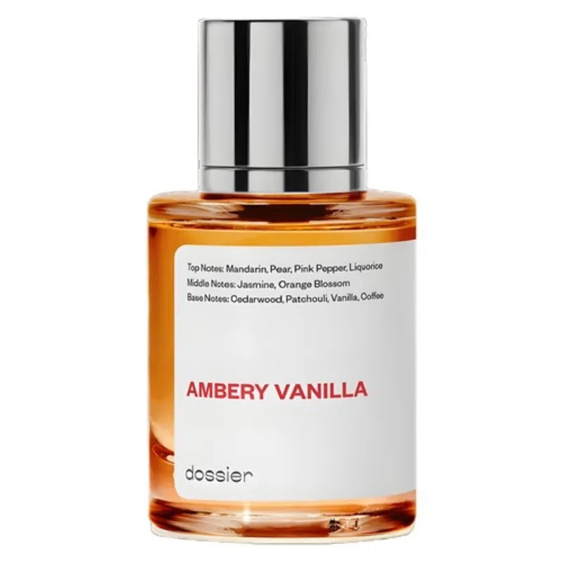 50ML Dossier Ambery Saffron Ambery Vanilla Floral Marshmallow Gourmand White Flowe Arabian Women's Perfume Birthday Present Badiee Stylez
