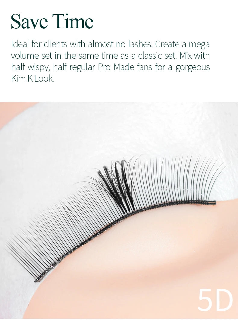 SONG LASHES High quality Professional Premade Lashes 5D 9D Wispy Lashes eyelashes extensions