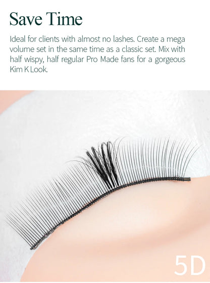 SONG LASHES High quality Professional Premade Lashes 5D 9D Wispy Lashes eyelashes extensions