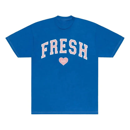Fresh Love Varsity T-shirt Crewneck Short Sleeve Tee Tops Harajuku Streetwear Women and Men Fashion Clothes Sturniolo Triplets
