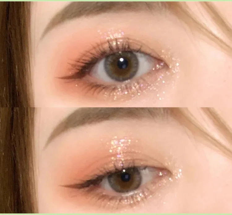 4Color Glitte Eyeshadow Palette Blush Eyeliner Eyeshadow Highlight Contour Palette Eyes Makeup Cute Beauty Cosmetics