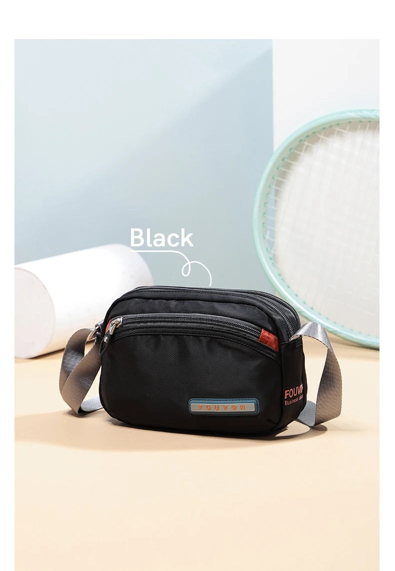 Fouvor Women Shoulder Bag Trend 2025 Nylon Small Crossbody Bag Fashion Sports Waterproof High End Messenger Bags Ladies 2587-19