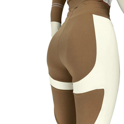 Y2K Color Matching Women'S Set Sweatsuit Two Piece Outfits Ladies' Standing Collar Sports Suit Slim Fit Long Sleeved Long Pants Badiee Stylez