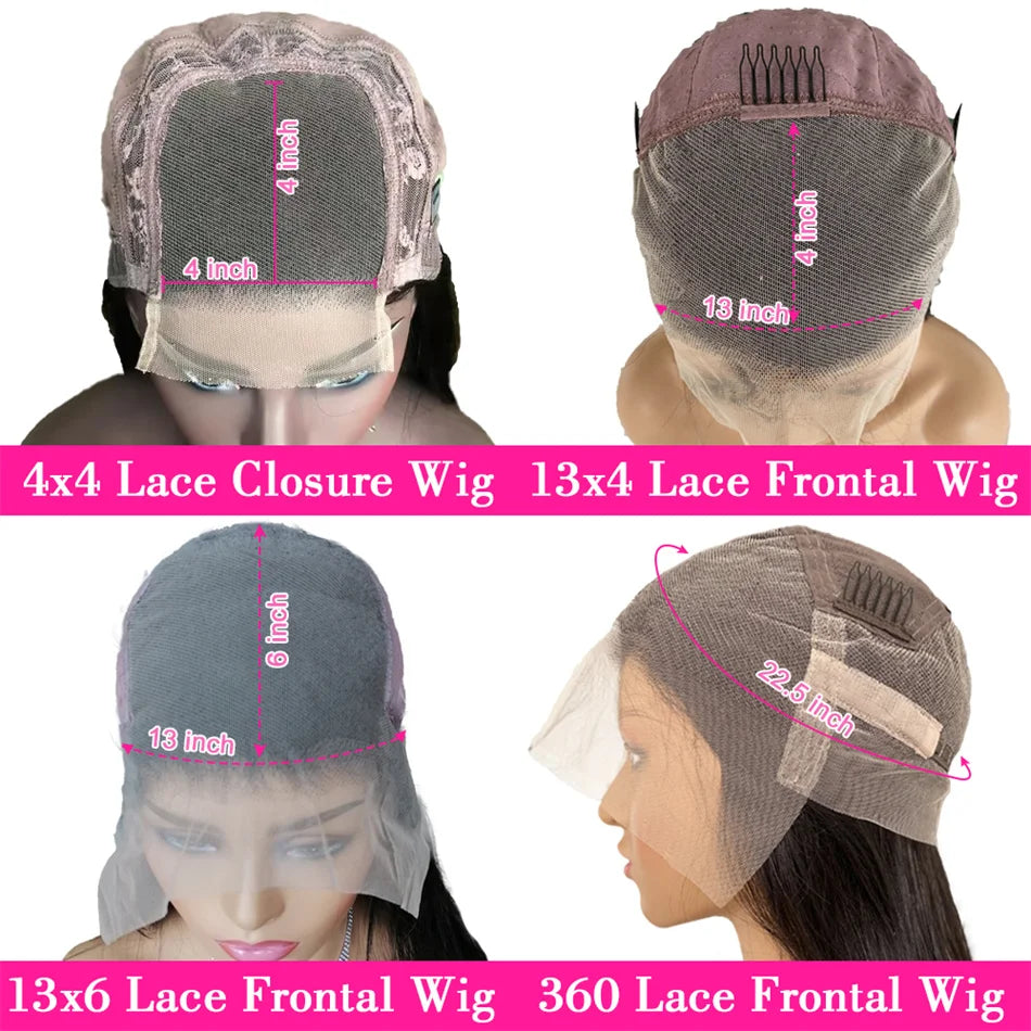 HD 13x6 Deep Curly Lace Front Human Hair Wigs On Sale Vietnamese 30 36 Inch Water Wave Glueless Lace Frontal Wig 100% Human Hair Badiee Stylez