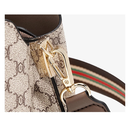 FOXER Monogram Women Shoulder Tote Bag 2025 Fashion Commuter Female Large Crossbody Purse for Mom