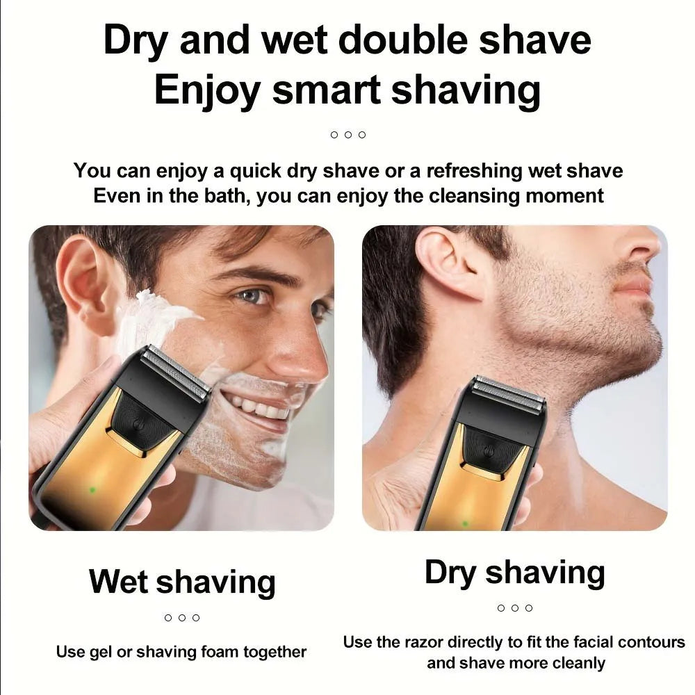 3 in1/1pc Hair Cutting Grooming Kit Professional Hair Clippers and Shaver Set Cordless Beard Trimming for Men