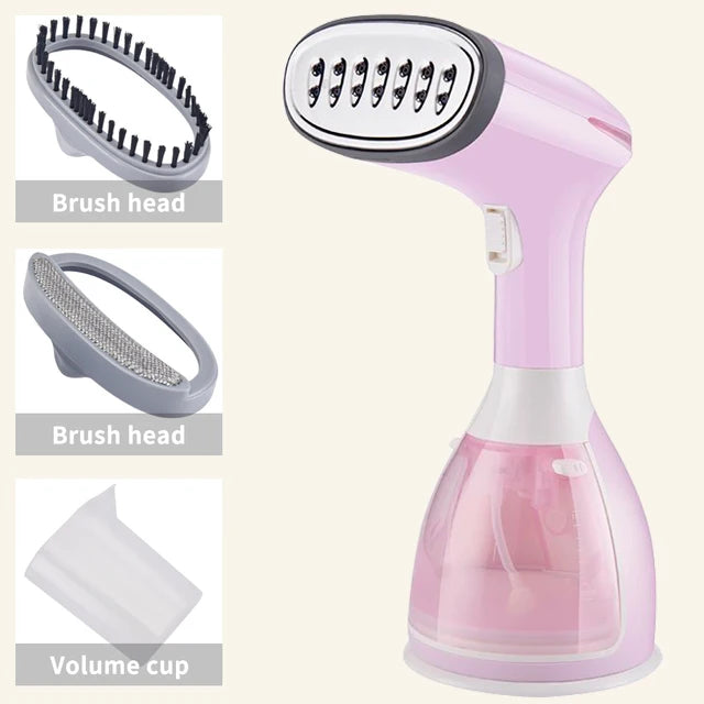 saengQ Handheld Garment Steamer 1500W Electric Household Fabric Steam Iron 280ml Portable Vertical Fast-Heat For Clothes Ironing - Badiee Stylez