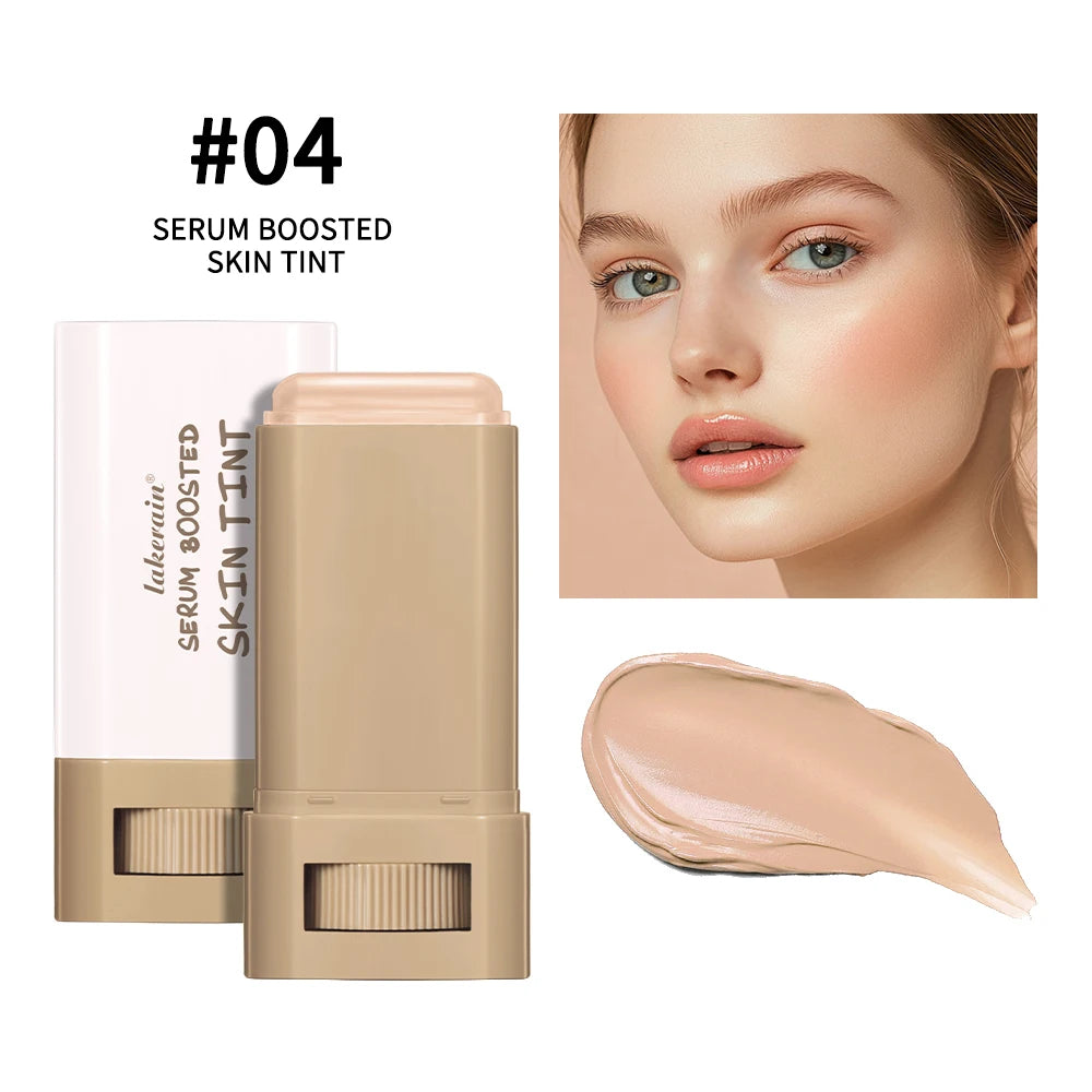 Beauty Balm Serum Boosted Skin Tint Foundation Stick Smooth Plumper Hight Coverage Travel Bronze Foundation Makeup Color 4