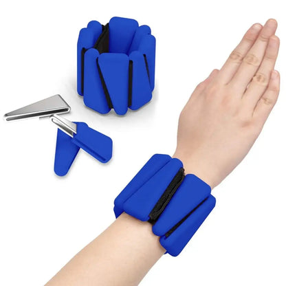 Adjustable Wrist Weight Bracelet Sweat-proof Silicone Weighted Wrist Strap Universal Skin Friendly