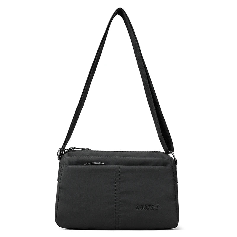 Four Layers Pockets Nylon Purses and Handbags Women Shoulder Bag Luxury Handbags Women Bags Designer Crossbody Bags for Women Black